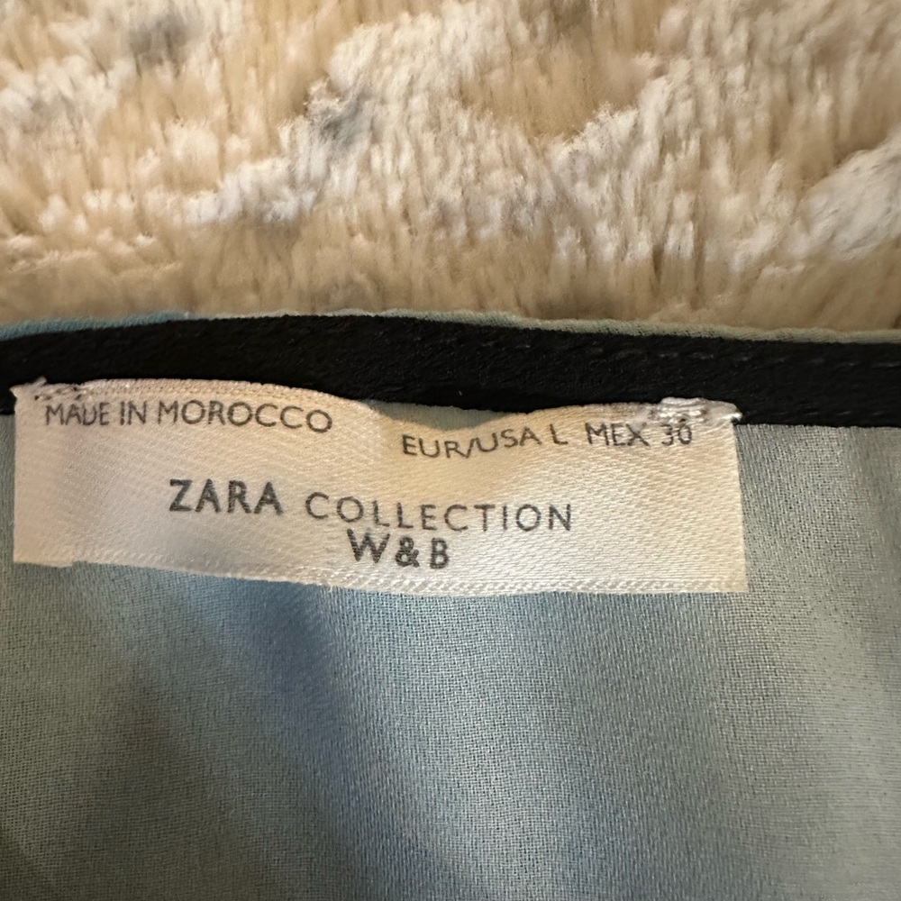 Zara Collection Light Blue Tank Top - Picture 2 of 3